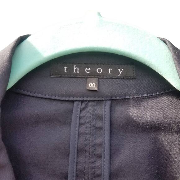 Theory | Navy Blue Blazer Jacket Uniform New! - Picture 5 of 6